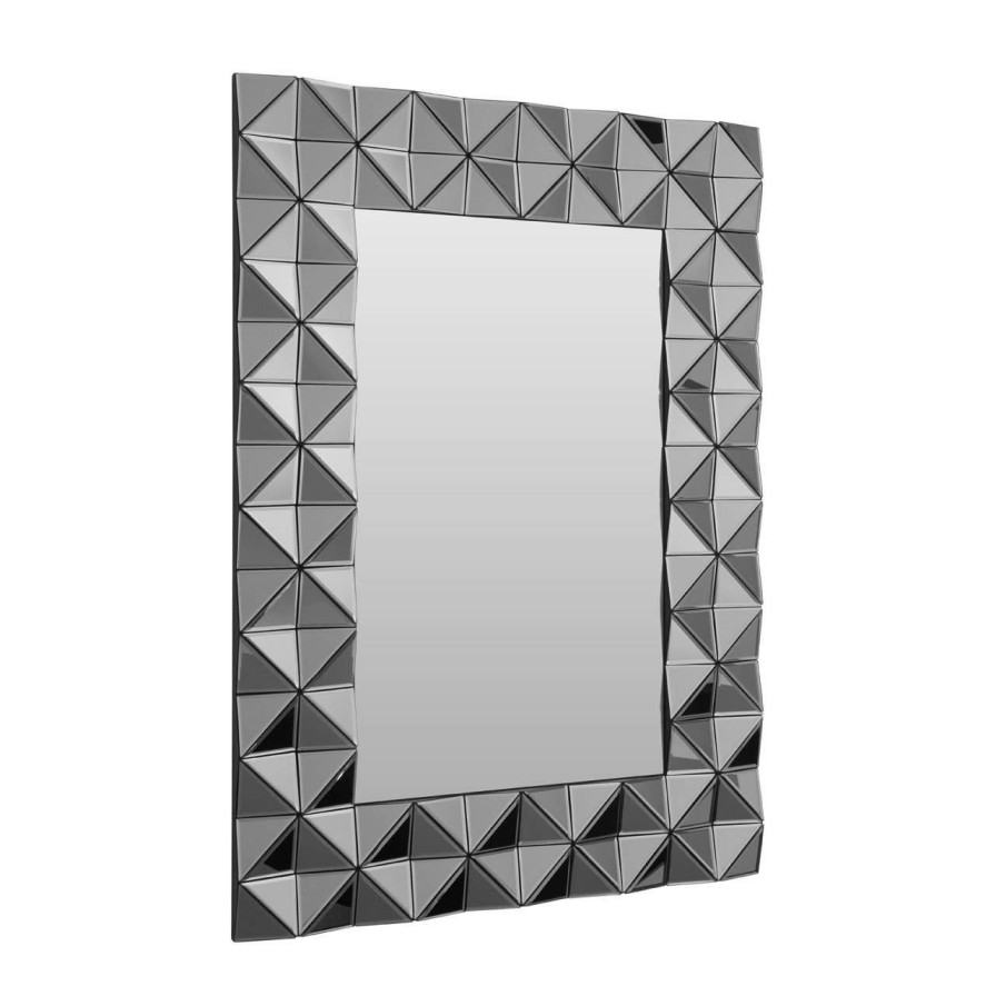 Bathe and Utility Fifty Five South Mirrors | Soho 3D Geometric Wall Mirror