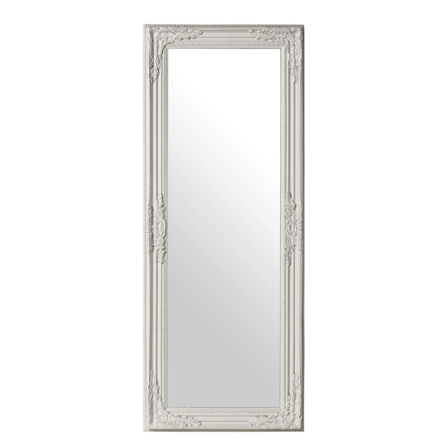 Bathe and Utility Premier Mirrors | Chic Vintage White Wall Mirror