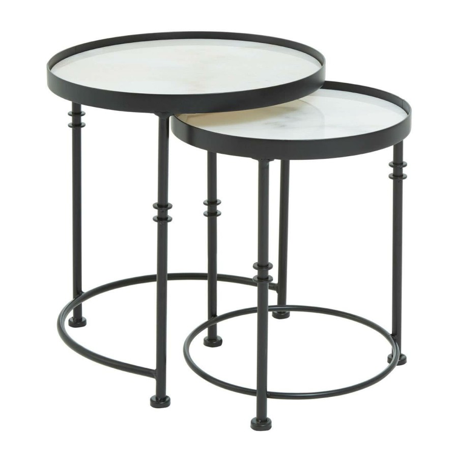FURNITURE Premier Side Tables | Arcana Set Of 2 Round Side Tables