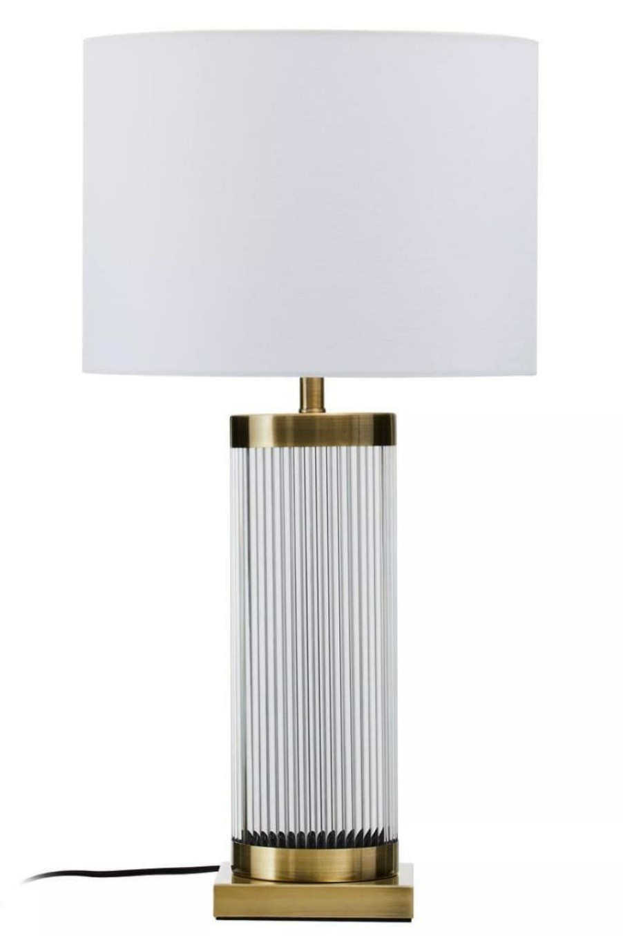Accessories Fifty Five South Table Lamps | Lily White And Gold Table Lamp