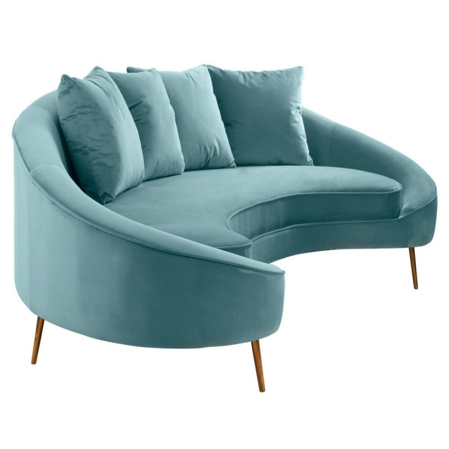 FURNITURE Fifty Five South Seating | Osdin 4 Seat Light Blue Sofa