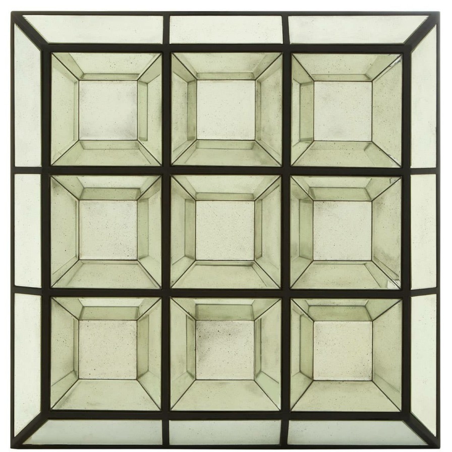 Bathe and Utility Fifty Five South Mirrors | Riza Multi 3D Design Wall Mirror