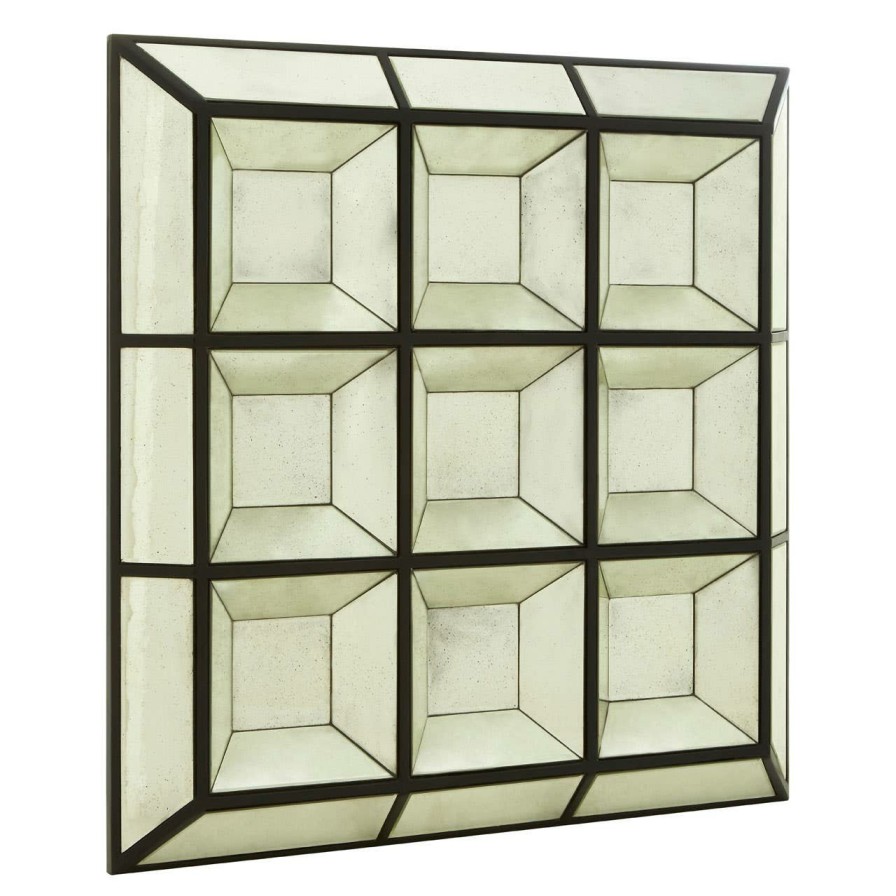 Bathe and Utility Fifty Five South Mirrors | Riza Multi 3D Design Wall Mirror