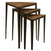 FURNITURE Fifty Five South Nesting Tables | Elmo Set Of 3 Triangular Tables