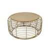 FURNITURE Premier Coffee Tables | Trento Round Coffee Table With Rattan Top