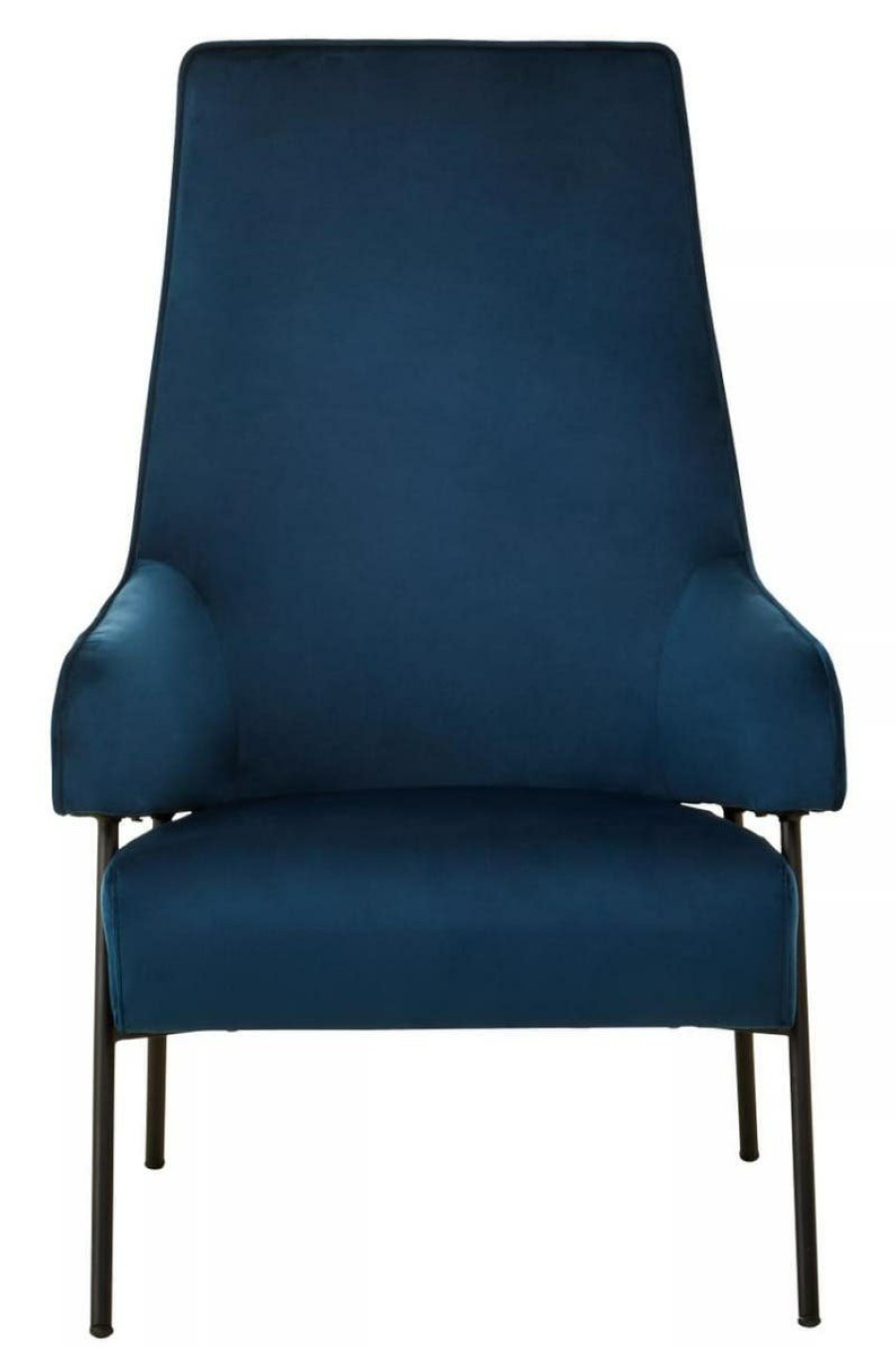 FURNITURE Fifty Five South Seating | Henia Blue Velvet Chair