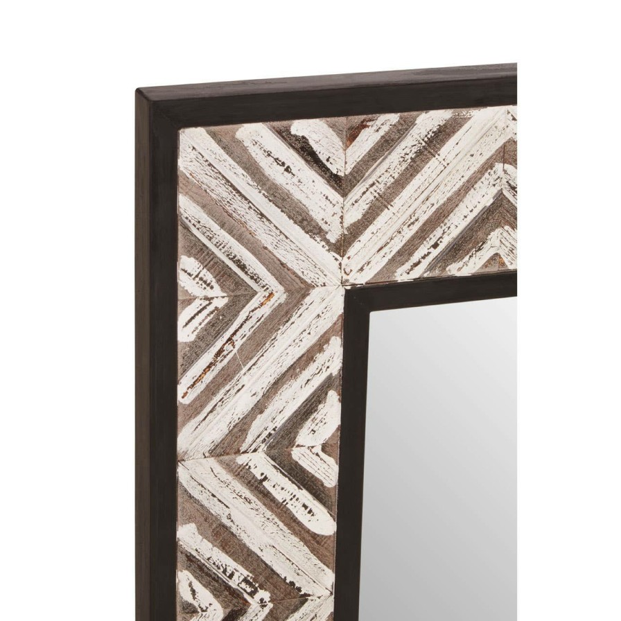 Bathe and Utility Premier Mirrors | Lombok Wall Mirror With Black Wood Frame
