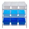 FURNITURE Premier Storage | Three Tier White And Blue Kids Storage Unit