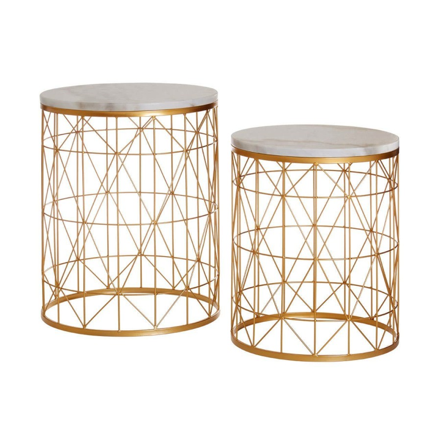 FURNITURE Premier Side Tables | Avantis Set Of 2 Round Side Tables