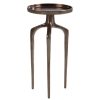 FURNITURE Fifty Five South Side Tables | Diren Rough Bronze Finish Side Table