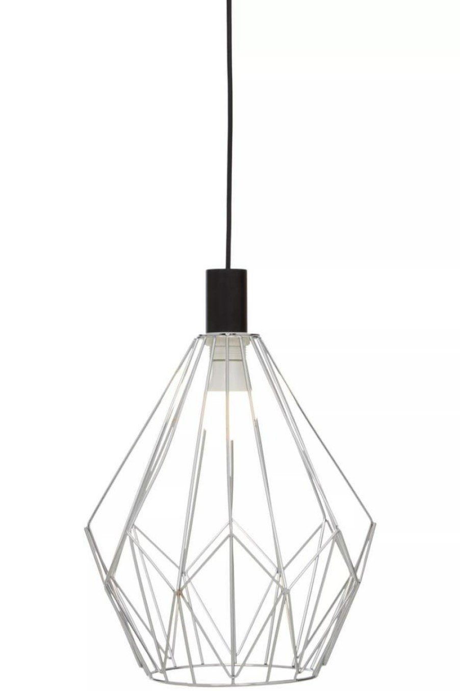 Accessories Premier Ceiling Lights | Wyra Chrome Gold Frame Pendant Light