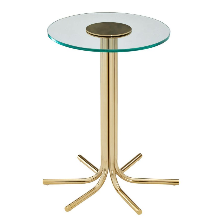FURNITURE Fifty Five South Side Tables | Miley Side Table With Glass Top