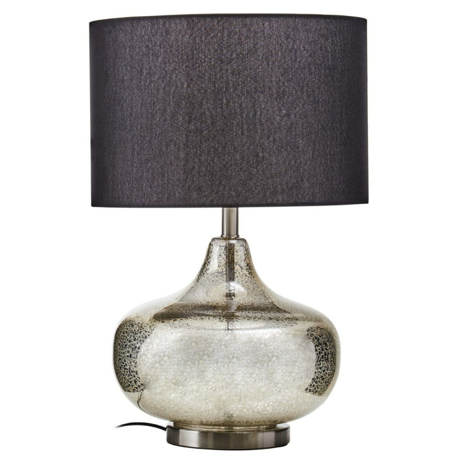 Accessories Premier Table Lamps | Luz Table Lamp With Black Linen Shade