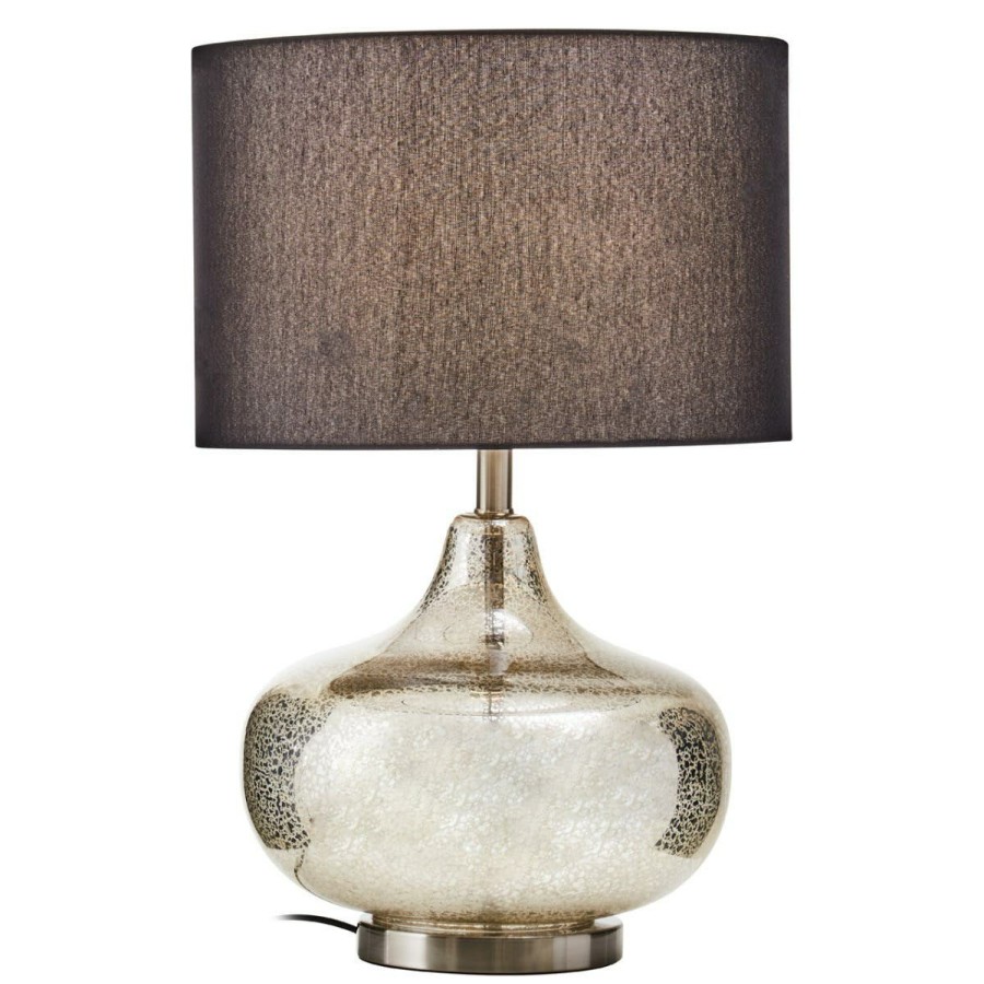 Accessories Premier Table Lamps | Luz Table Lamp With Black Linen Shade