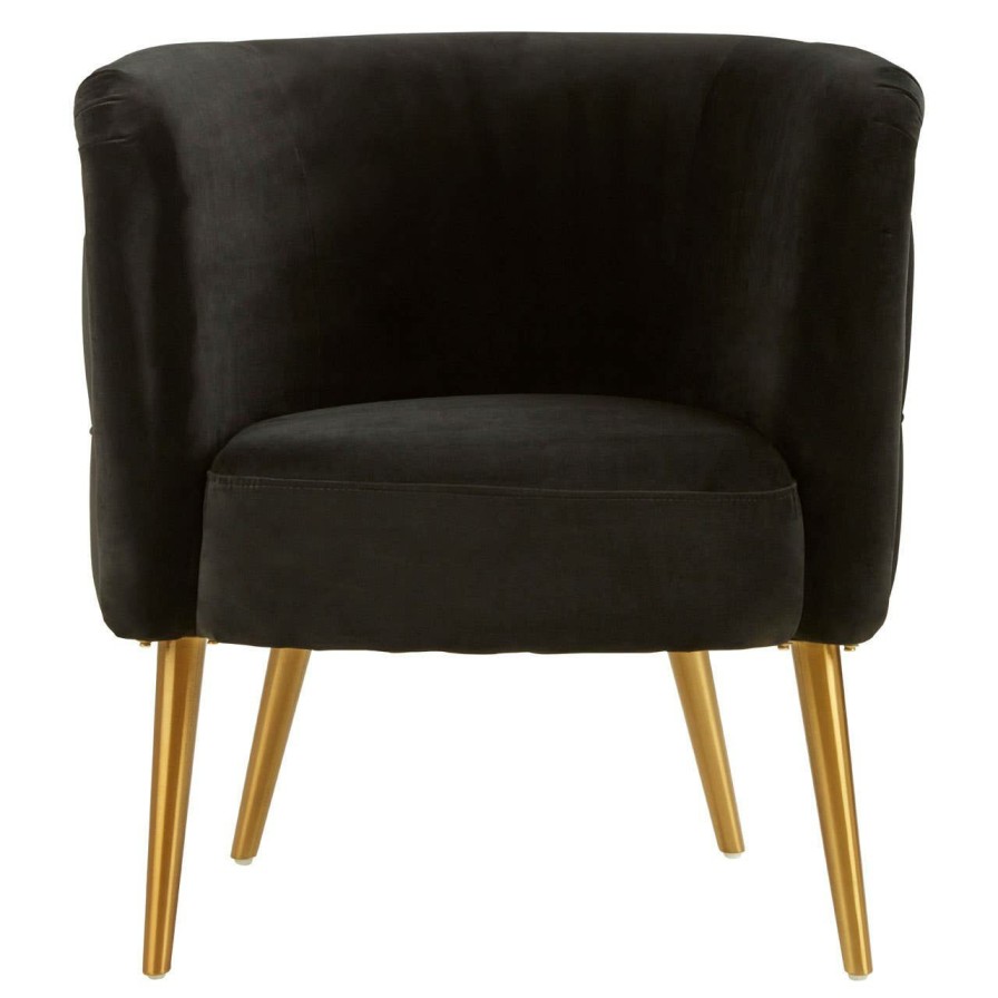 FURNITURE Fifty Five South Seating | Manhattan Black Tub Chair