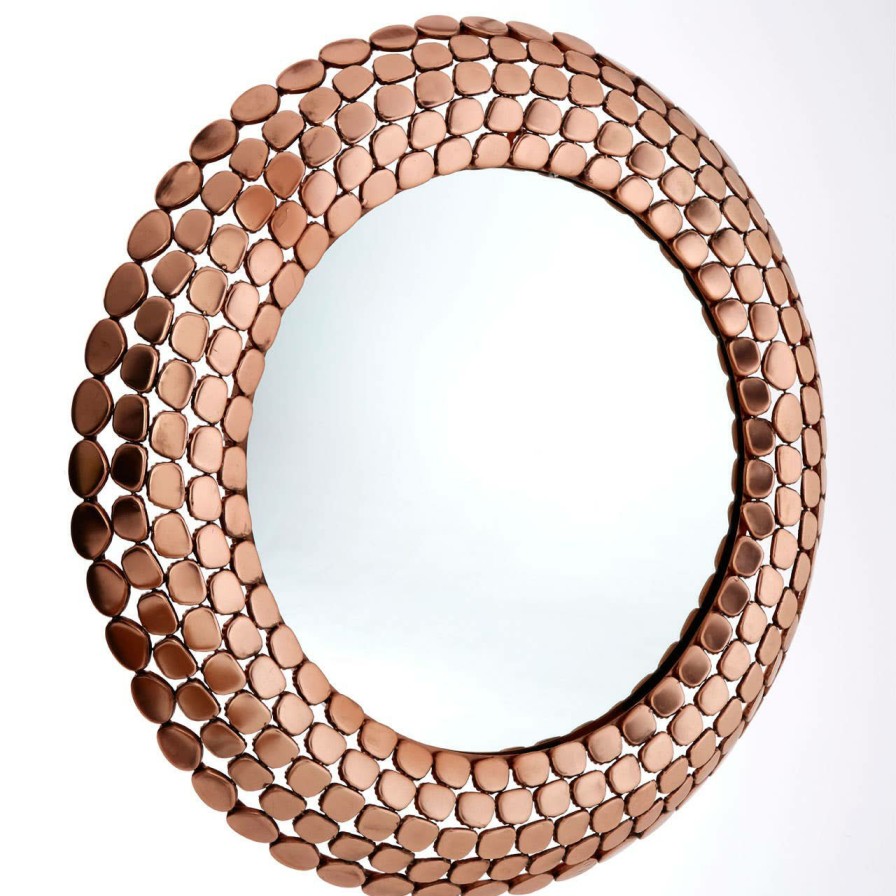 Bathe and Utility Fifty Five South Mirrors | Templar Pebble Design Wall Mirror