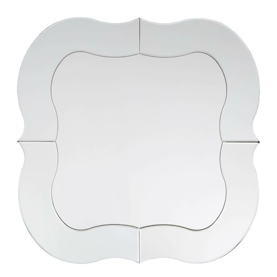 Bathe and Utility Fifty Five South Mirrors | Silver Rounded Wall Mirror