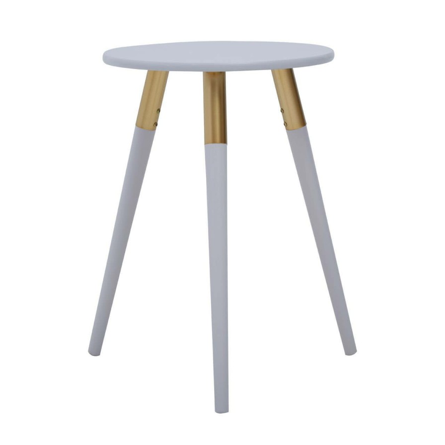 FURNITURE Premier Side Tables | Nostra Light Grey Side Table