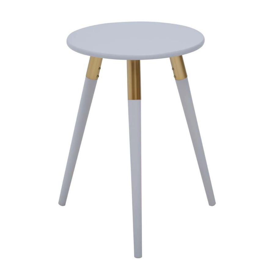 FURNITURE Premier Side Tables | Nostra Light Grey Side Table