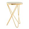FURNITURE Fifty Five South Side Tables | Templar Iron Table With Hairpin Legs