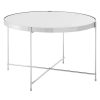 FURNITURE Premier Side Tables | Allure Large Silver Mirror Side Table