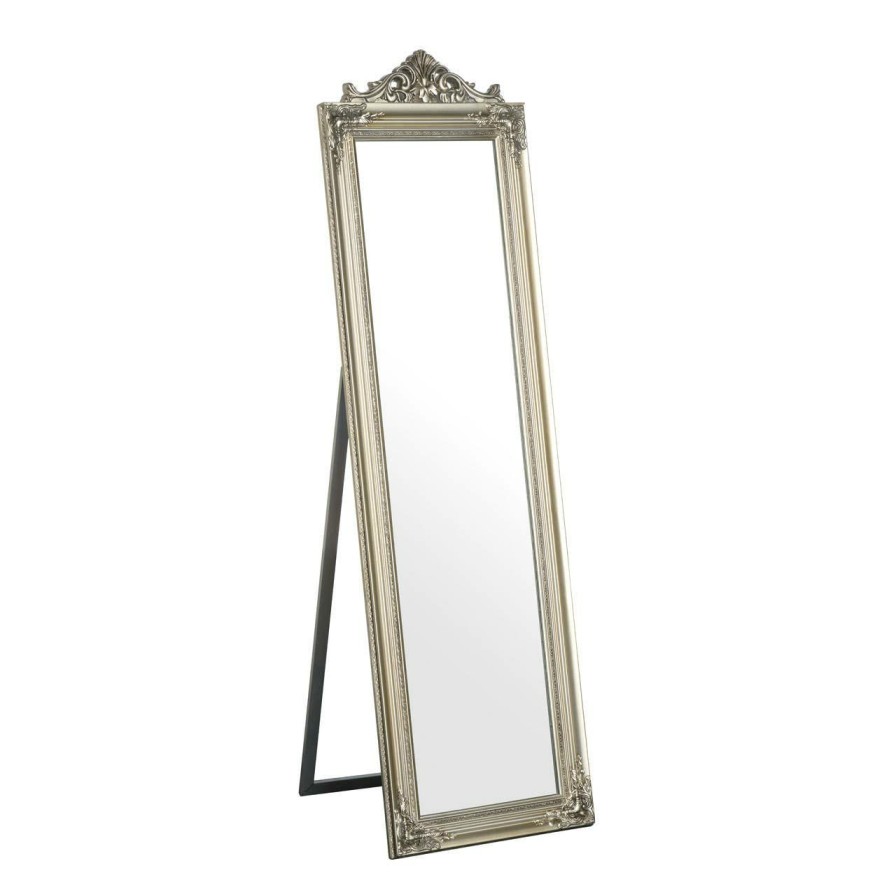 Bathe and Utility Premier Mirrors | Boudoir Silver Floorstanding Mirror