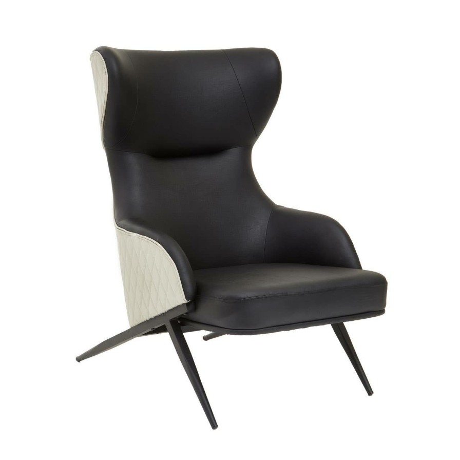 FURNITURE Fifty Five South Seating | Kiev Black Arm Chair