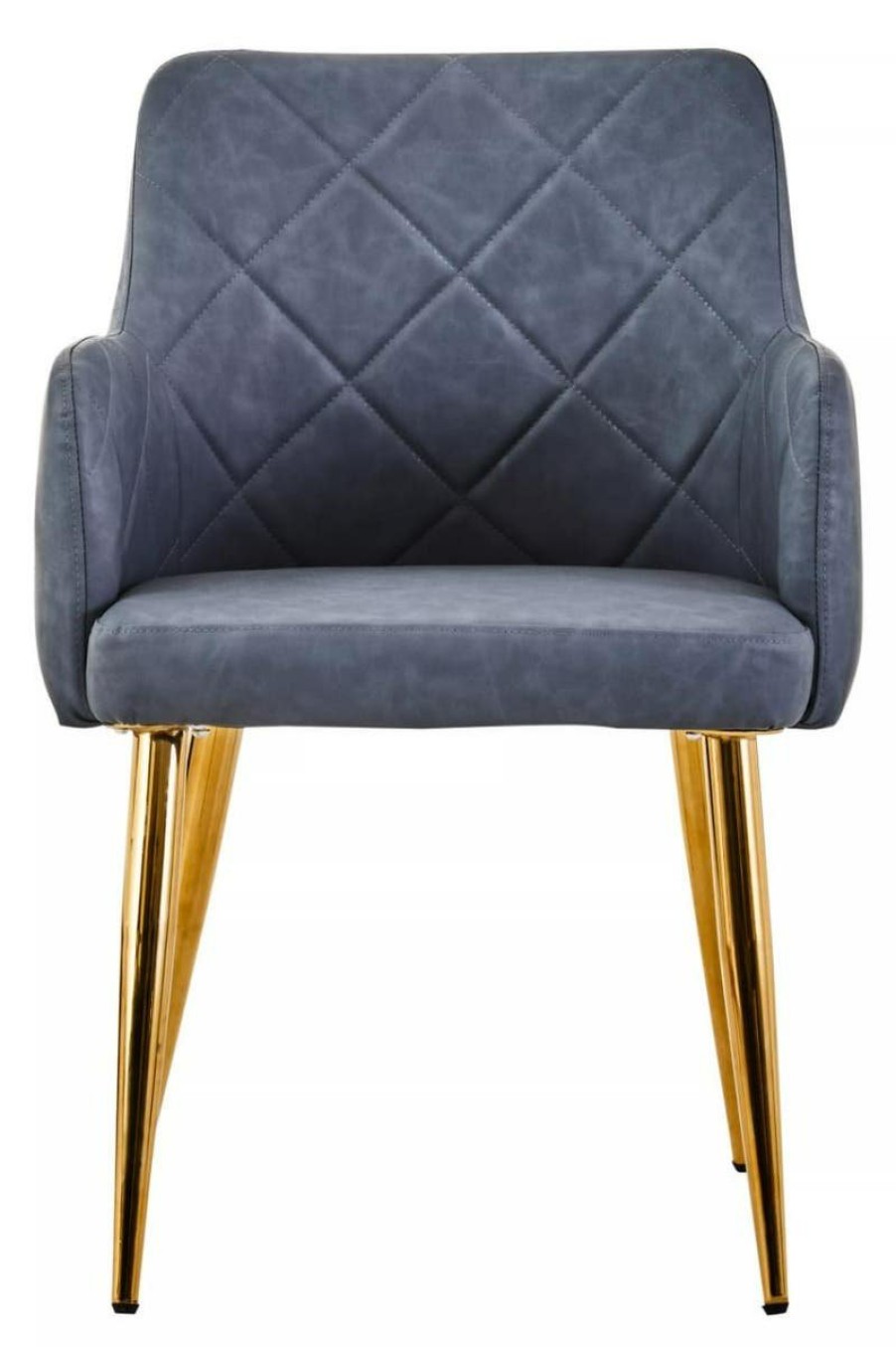 FURNITURE Fifty Five South Seating | Tamzin Dark Grey Angular Dining Chair