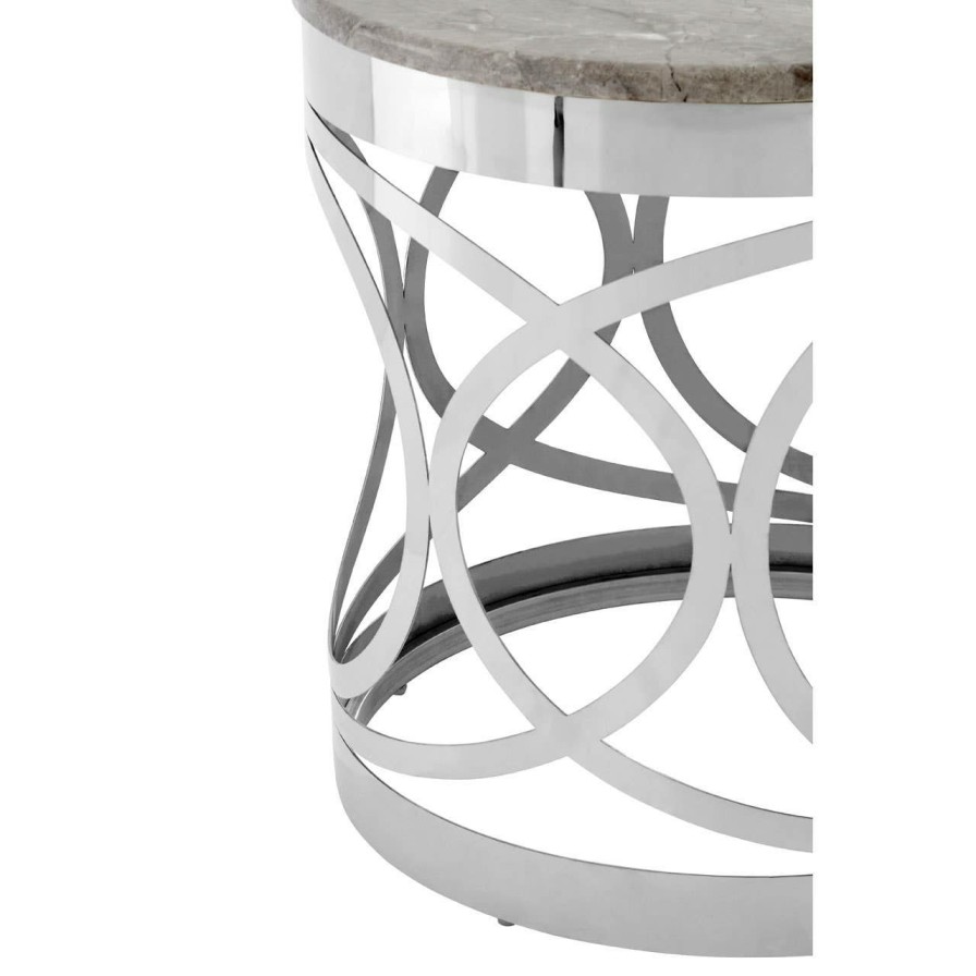 FURNITURE Fifty Five South Side Tables | Yasmin Marble Side Table