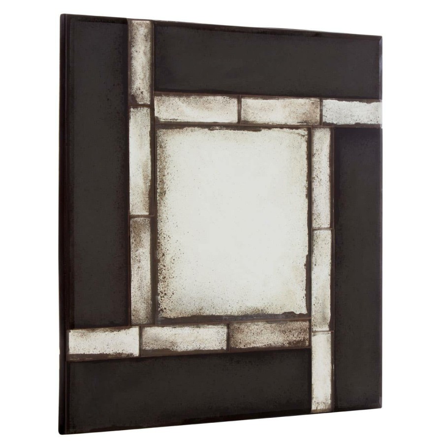 Bathe and Utility Fifty Five South Mirrors | Riza Square And Tiled Design Wall Mirror