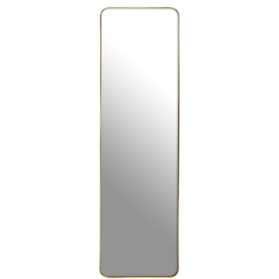 Bathe and Utility Premier Mirrors | Candi Gold Finish Rectangular Wall Mirror