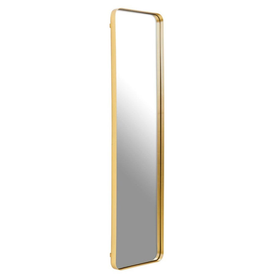 Bathe and Utility Premier Mirrors | Candi Gold Finish Rectangular Wall Mirror