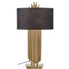 Accessories Fifty Five South Table Lamps | Impero Table Lamp With Black Linen Shade