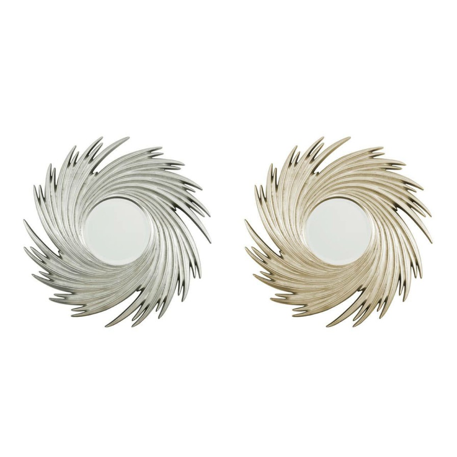 Bathe and Utility Premier Mirrors | Champagne Sunburst Swirl