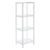Bathe and Utility Premier Racks, Caddies and Shelf Units | 4 Tier Rustic Bathroom Shelf