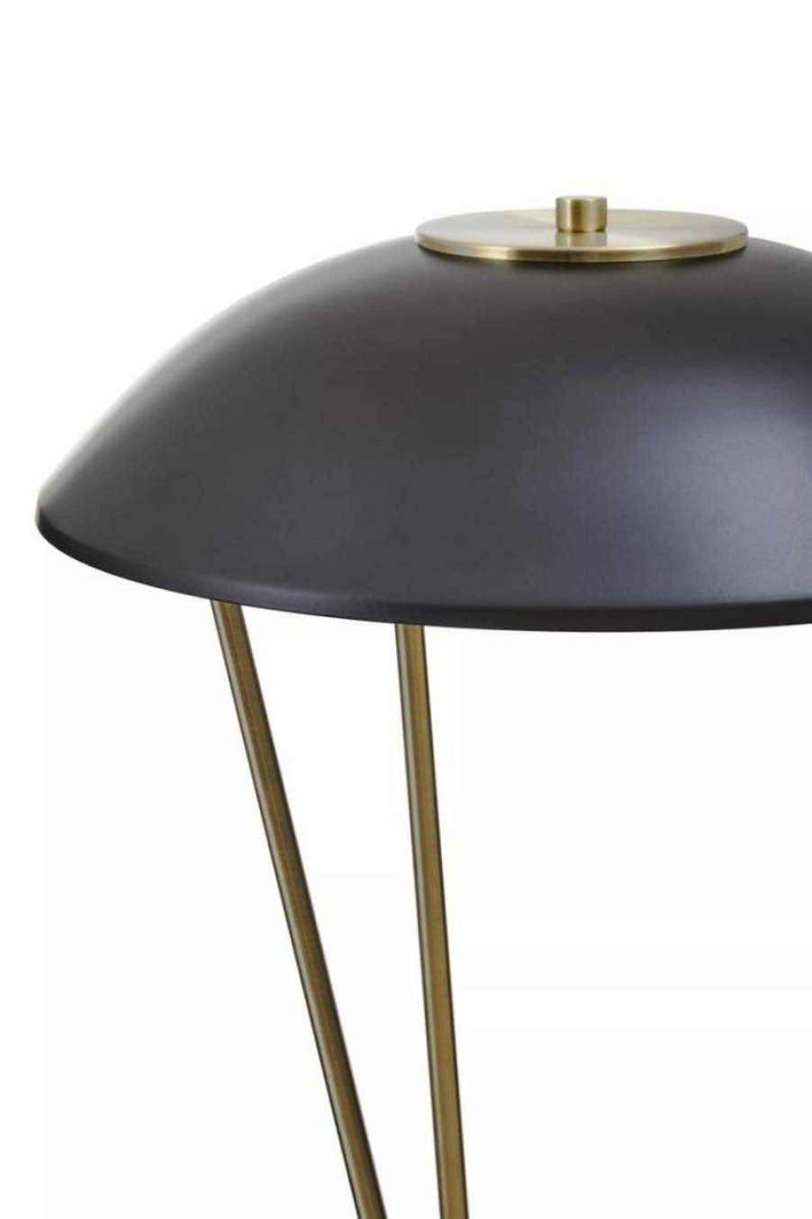Accessories Fifty Five South Table Lamps | Newton Black Metal Shade Table Lamp