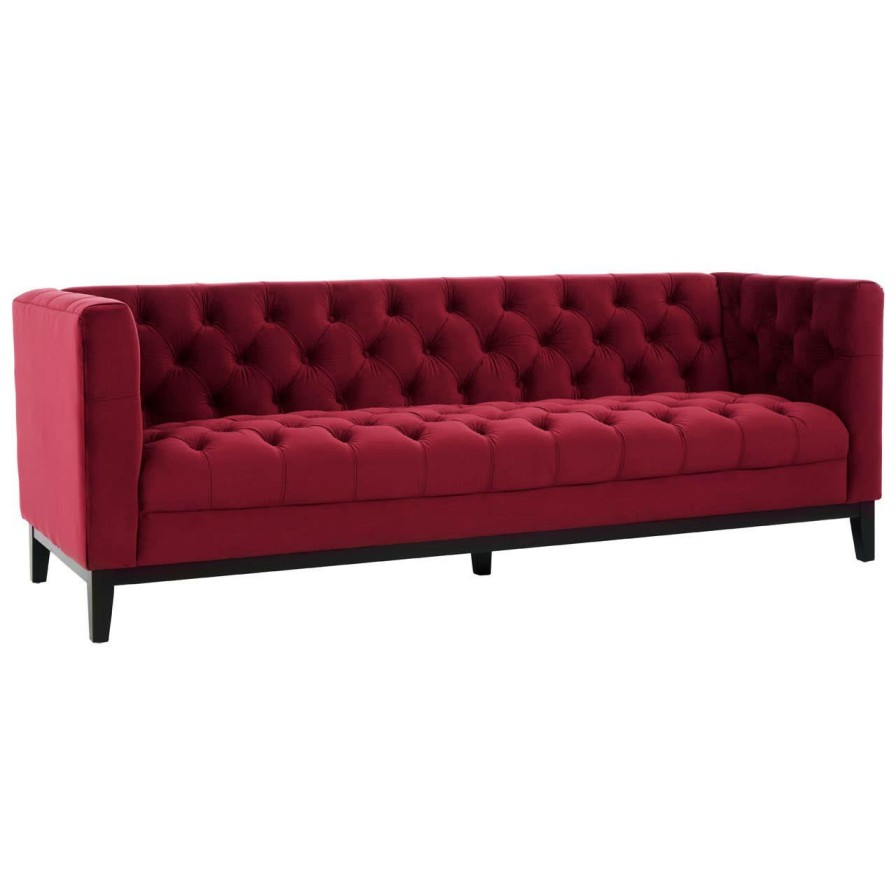 FURNITURE Fifty Five South Seating | Sasha 3 Seat Crimson Sofa