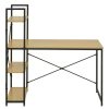 FURNITURE Premier Desks | Laxton Light Yellow Desk With Shelves